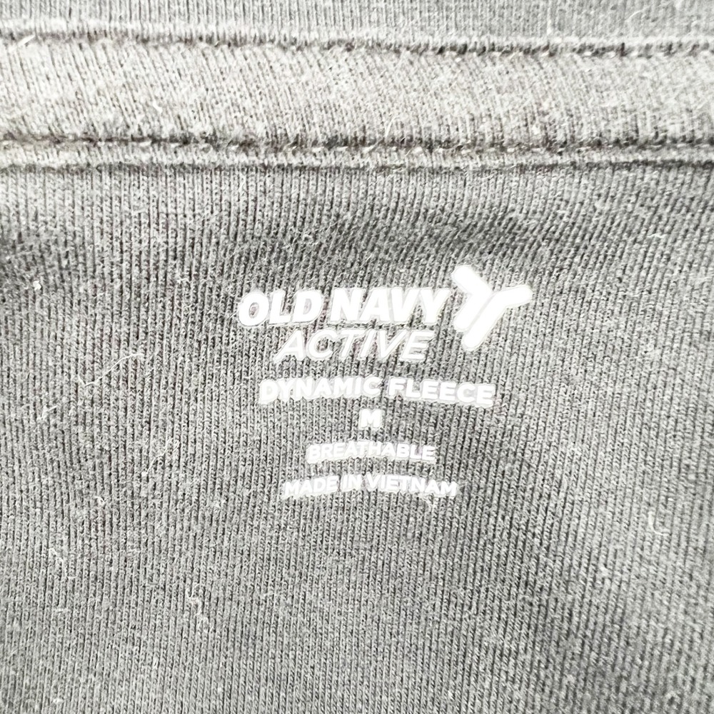 Old Navy Active quarter-zip Sweatshirt Medium Black Excellent - Picture 4 of 5